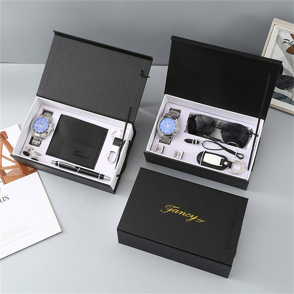 New Watch Men's Gift Set with  - Cufflink Box Set avaliação e preço