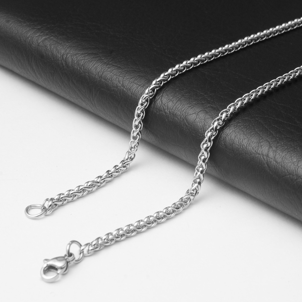 3MM Thick STAINLESS STEEL TWIS - Men Accessories Singapore avaliação e preço
