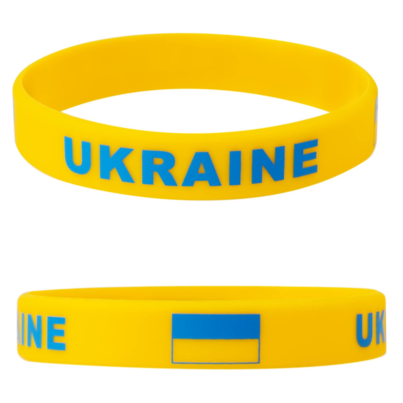 2pcs Ukraine Flag Bracelet Sil - Men'S Accessories Uk avaliação e preço