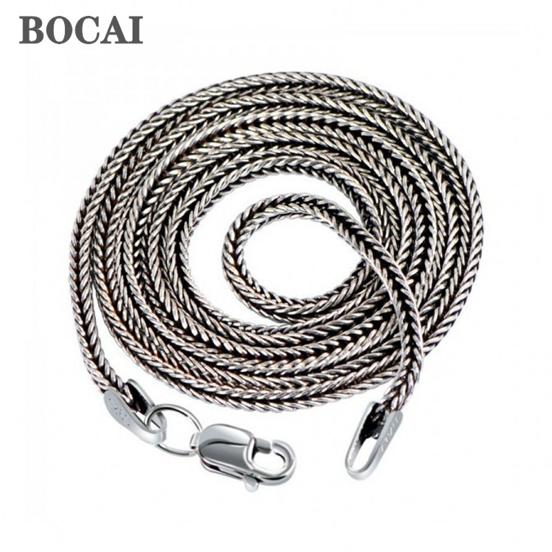 BOCAI Real S925 Silver Jewelry - Men Accessories Singapore avaliação e preço