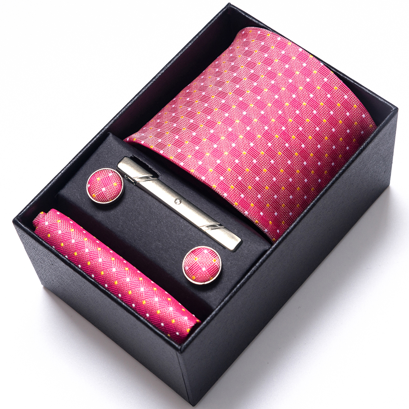 Bright Color Paisley Men's Tie - Cufflink Box Set avaliação e preço