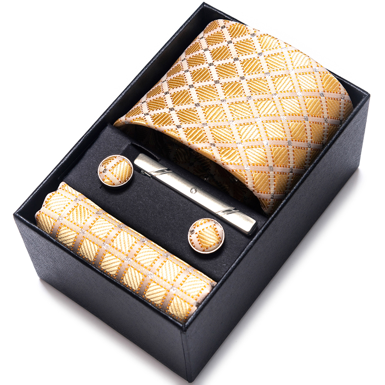Bright Color Paisley Men's Tie - Cufflink Box Set avaliação e preço