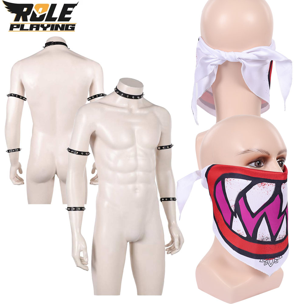Bowser Jr Cosplay Scarf Mask B - Men Accessories Style avaliação e preço