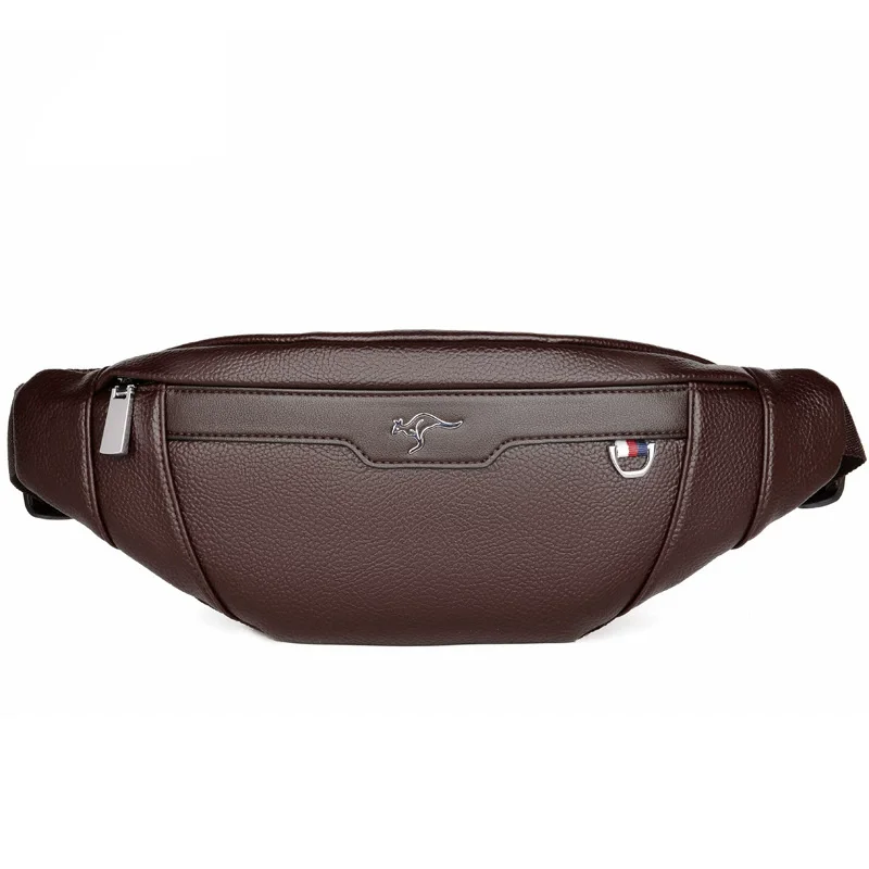 Business Leather Waist Bag Mul - Men Accessories For Travel avaliação e preço