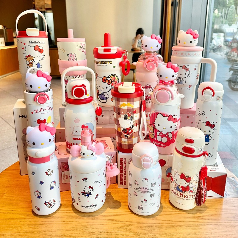 Kawaii Sanrio Hello Kitty High - Flask Stainless Steel avaliação e preço