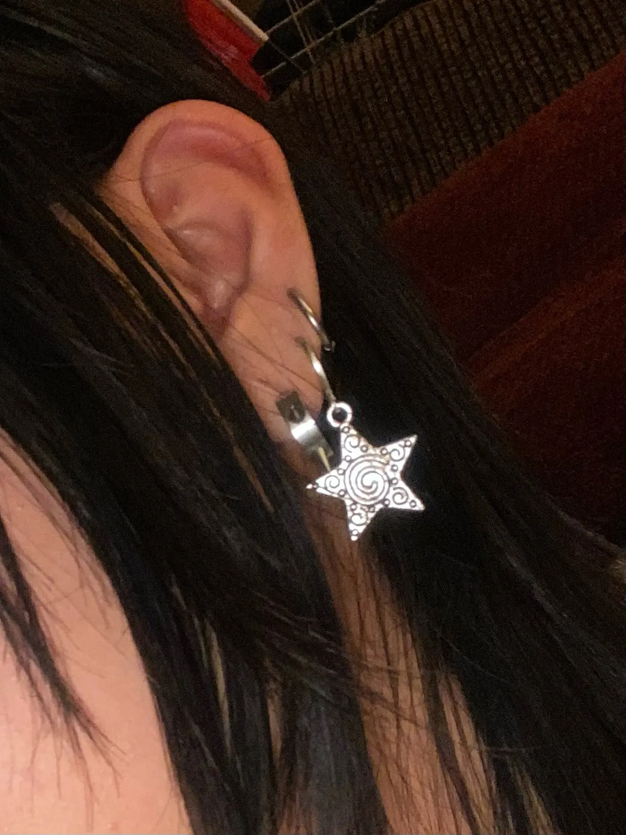 Vintage Goth Silver Color Spir - Men Accessories Aesthetic avaliação e preço