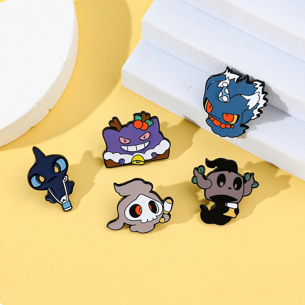 6 Pcs Creative Cartoon Elf Bro - Lapel Pin Enamel avaliação e preço