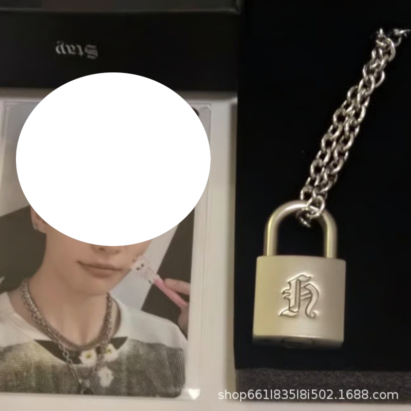 Ashionable Creative Metal Lock - Men Accessories Necklace avaliação e preço