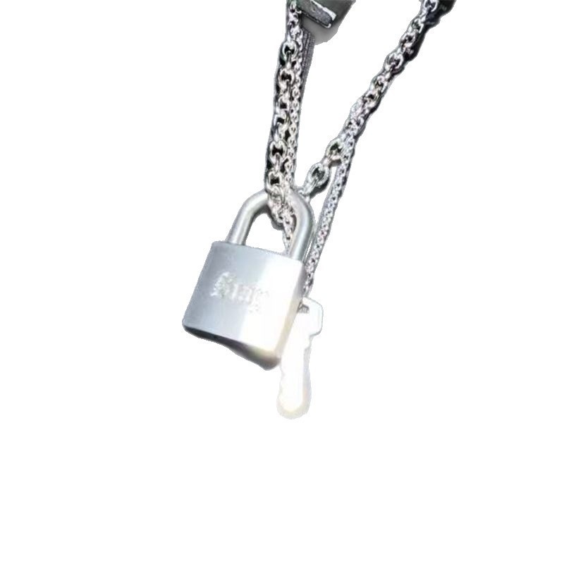 Ashionable Creative Metal Lock - Men Accessories Necklace avaliação e preço