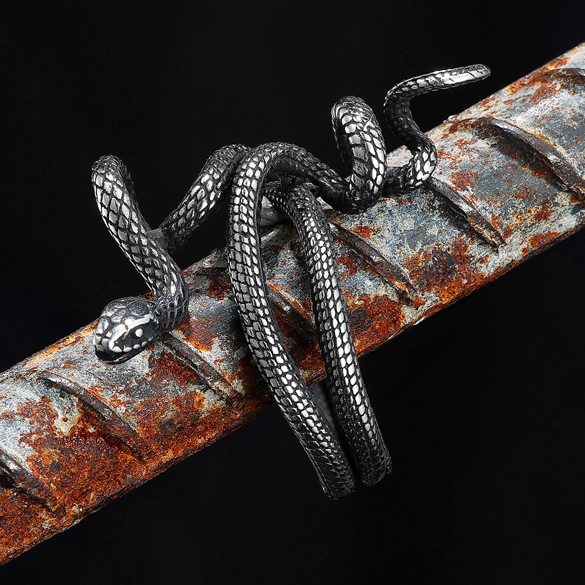 Poisonous Snake Ring 316L Stai - Men'S Accessories Best avaliação e preço