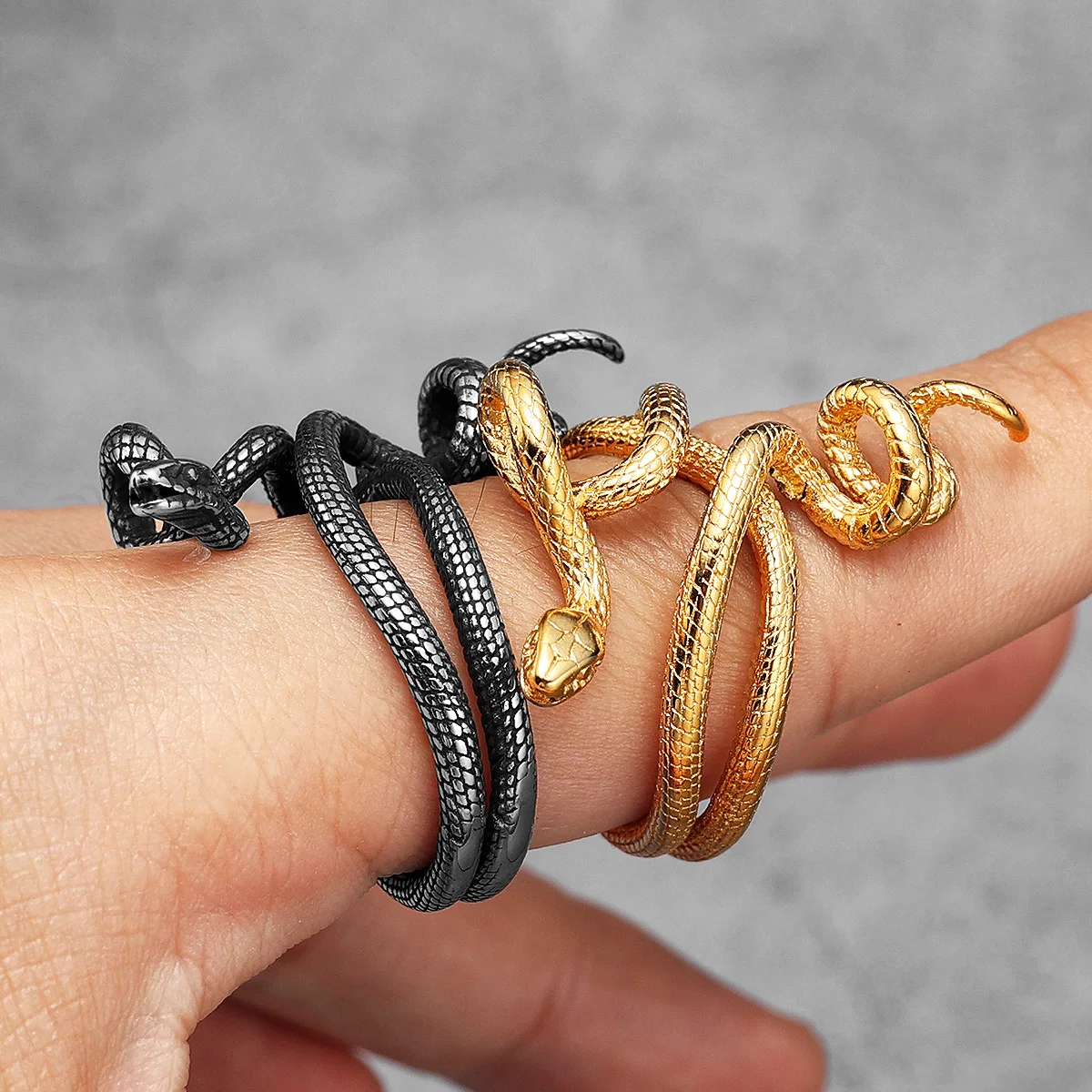 Poisonous Snake Ring 316L Stai - Men'S Accessories Best avaliação e preço