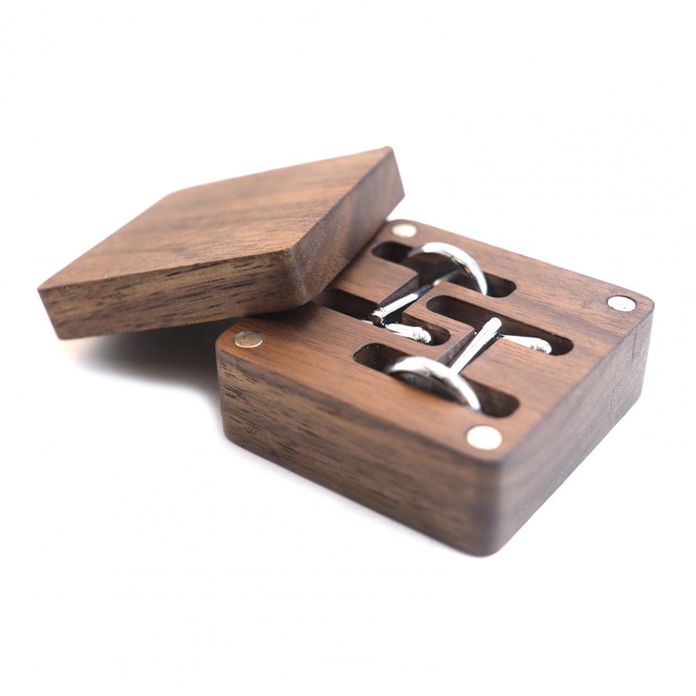 Walnut Cufflink Box Solid Wood - Cufflink Box Set avaliação e preço