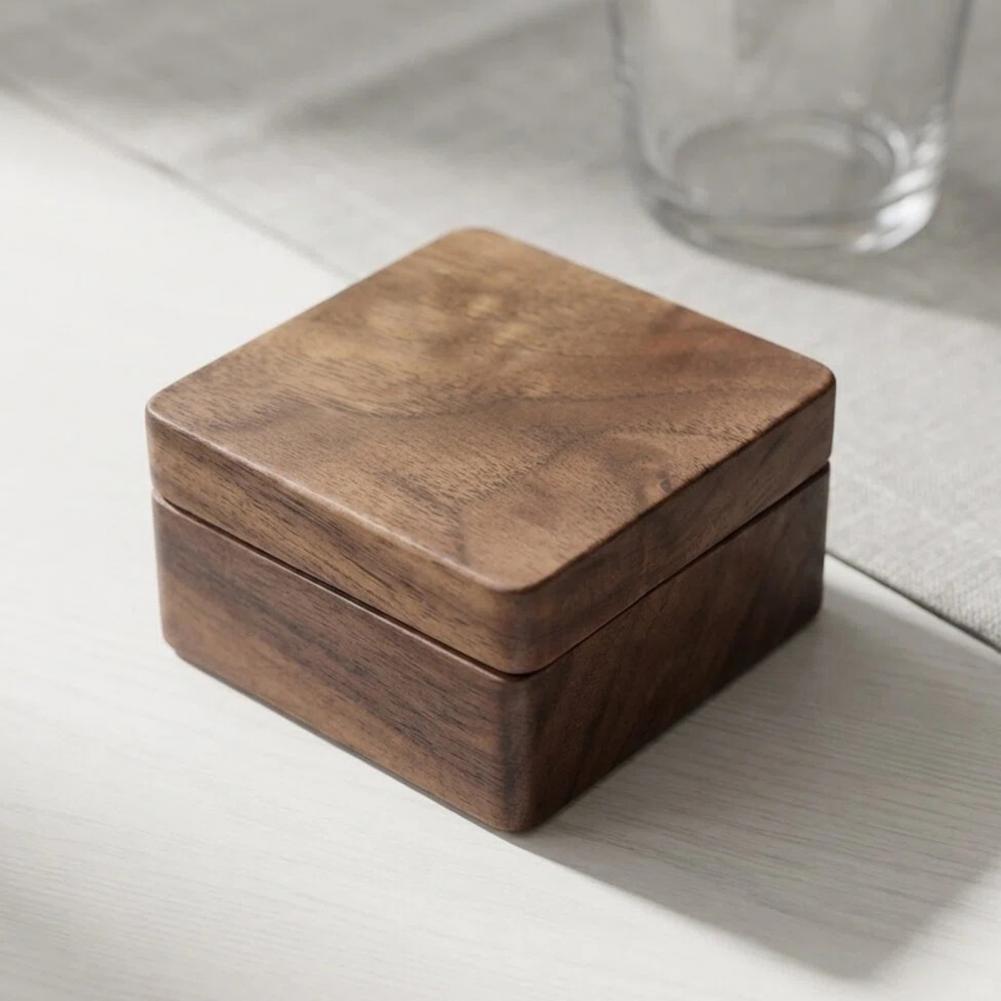 Walnut Cufflink Box Solid Wood - Cufflink Box Set avaliação e preço