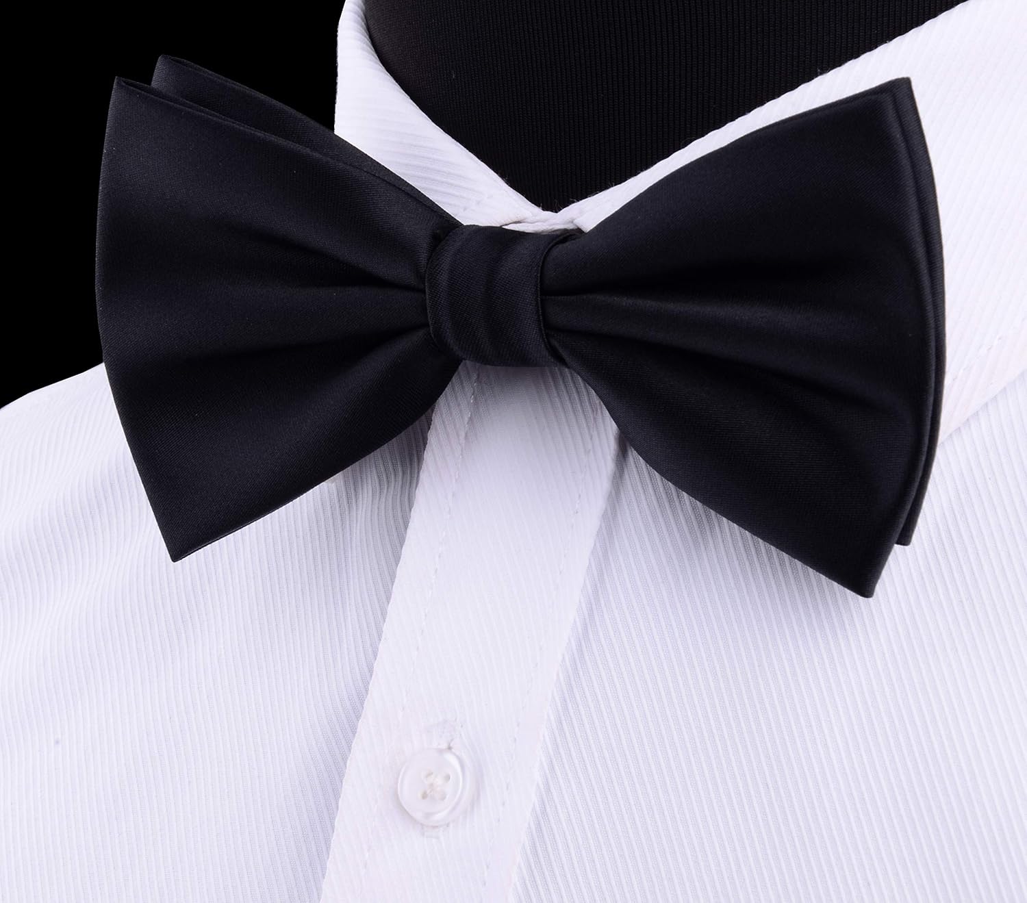Solid Color Pre-tied Bow Tie S - Cufflink Box Set avaliação e preço