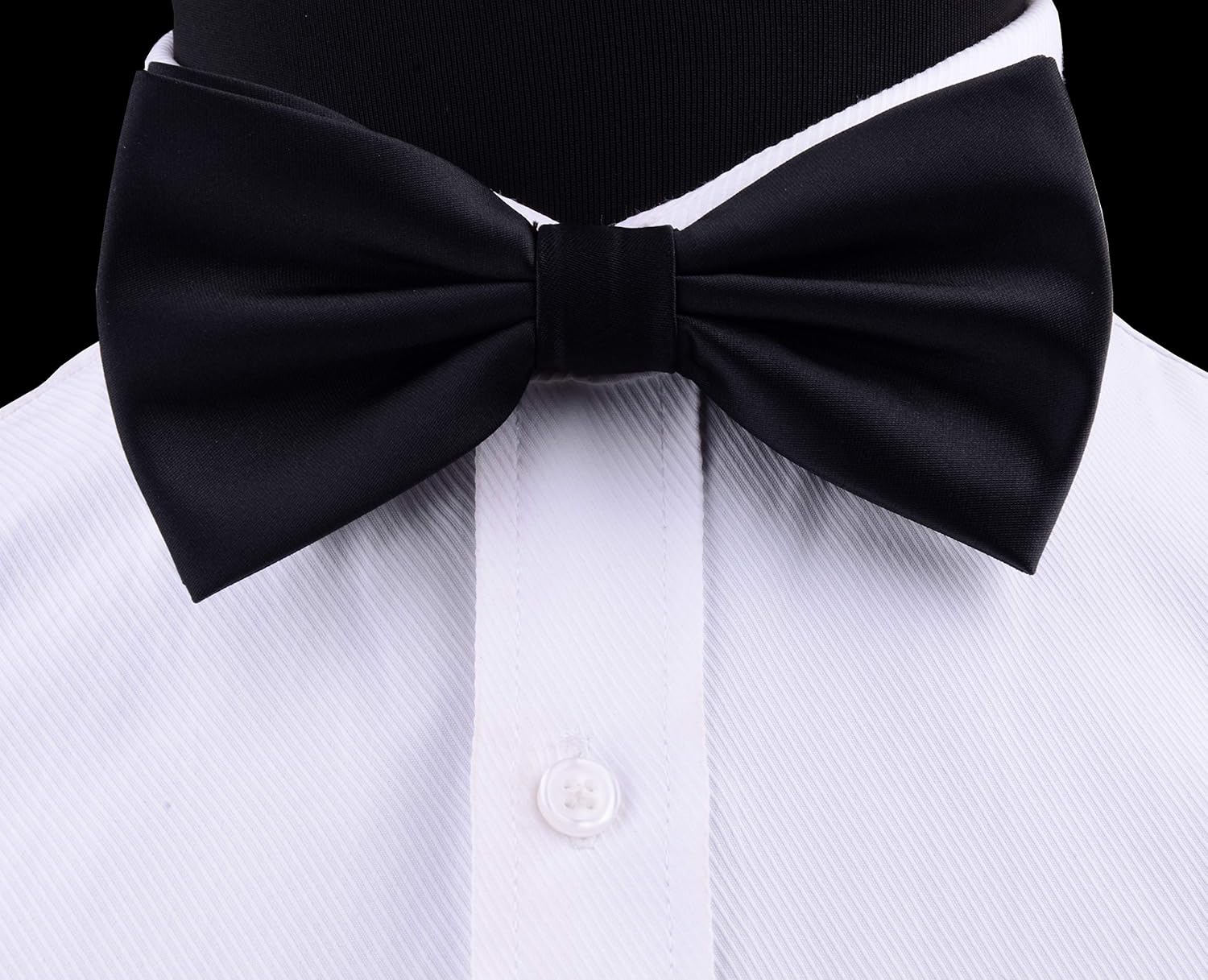 Solid Color Pre-tied Bow Tie S - Cufflink Box Set avaliação e preço