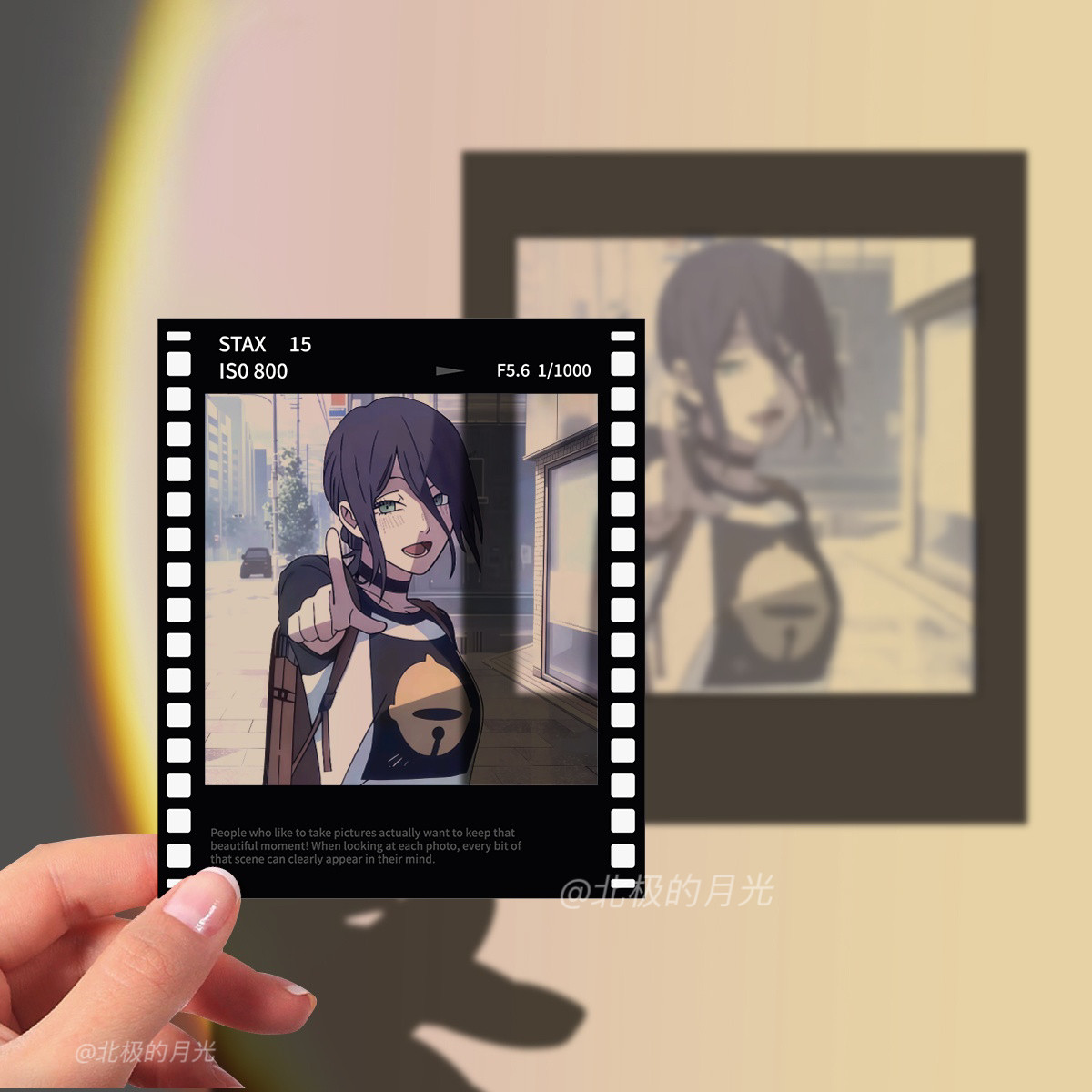 Chainsaw Man Reze Arc Polaroid - Men Accessories Style avaliação e preço