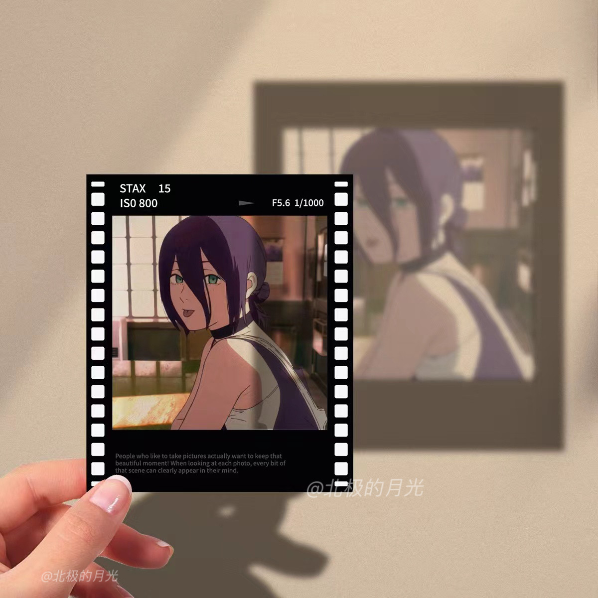 Chainsaw Man Reze Arc Polaroid - Men Accessories Style avaliação e preço