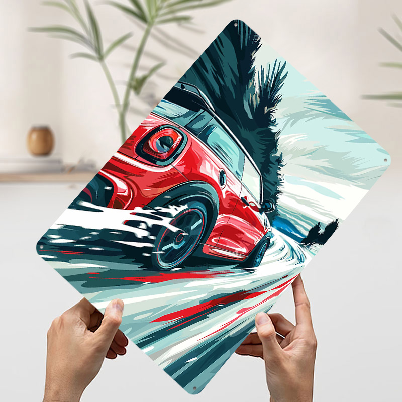 Red UK Car Cooper Racing Metal - Men'S Accessories Uk avaliação e preço