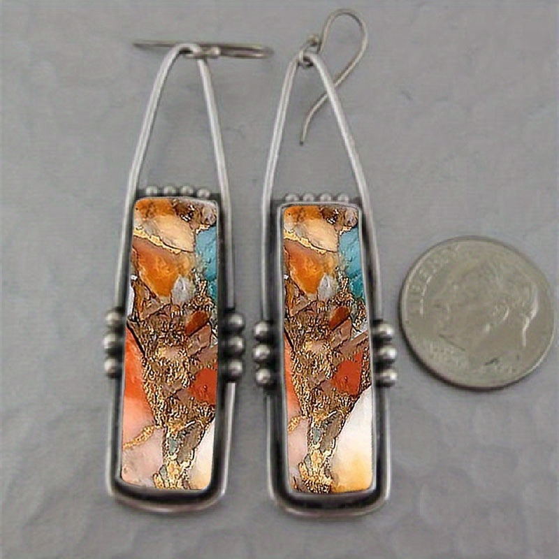2PCS Retro Bohemian Earrings I - Men Accessories Aesthetic avaliação e preço