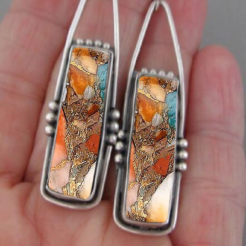 2PCS Retro Bohemian Earrings I - Men Accessories Aesthetic avaliação e preço