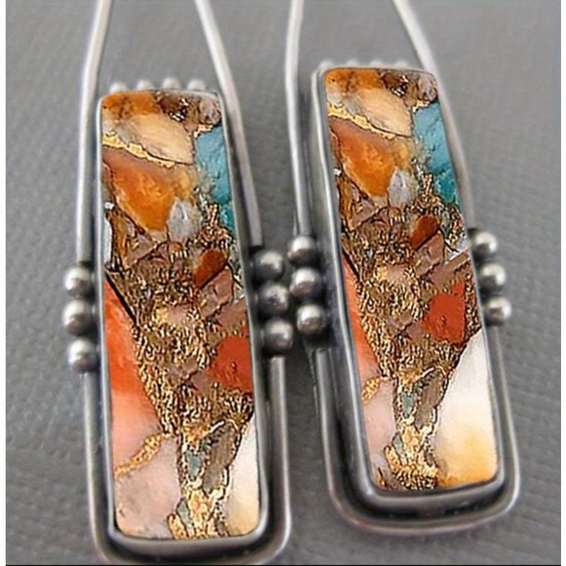 2PCS Retro Bohemian Earrings I - Men Accessories Aesthetic avaliação e preço
