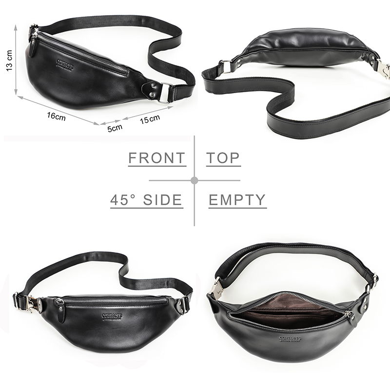 CONTACT'S Men Waist Packs Genu - Men Accessories For Travel avaliação e preço
