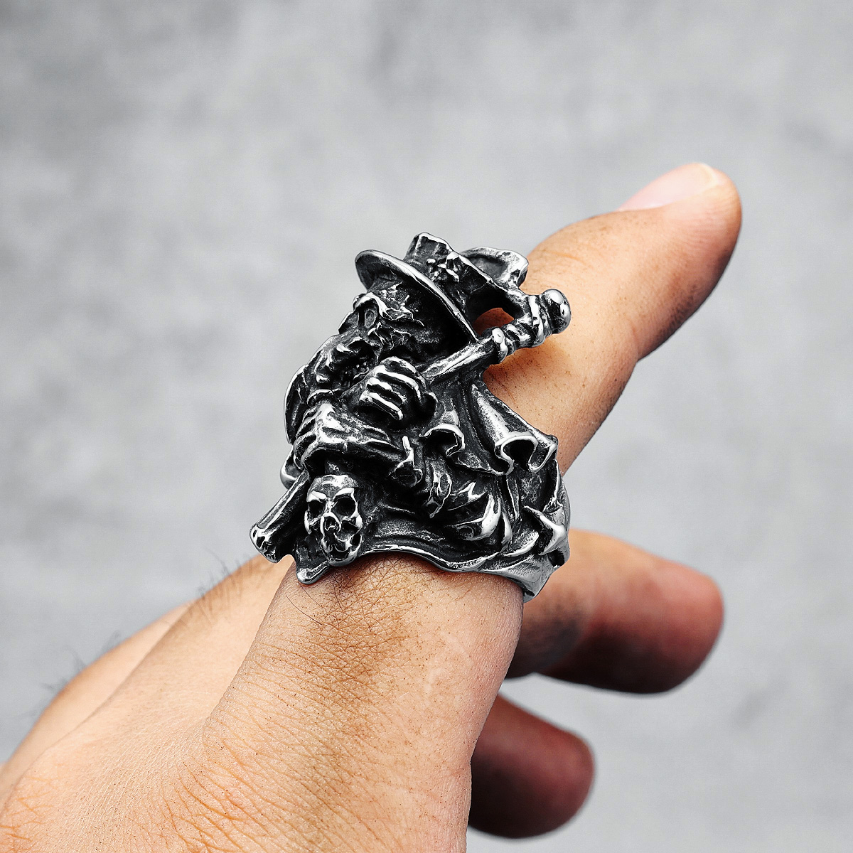 Raven Scythe Men Rings 316L St - Men'S Accessories Best avaliação e preço