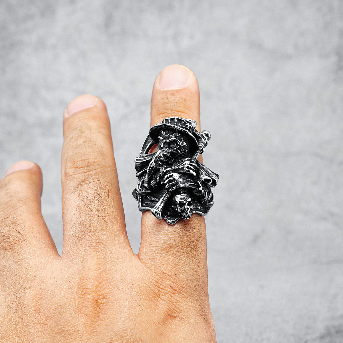 Raven Scythe Men Rings 316L St - Men'S Accessories Best avaliação e preço