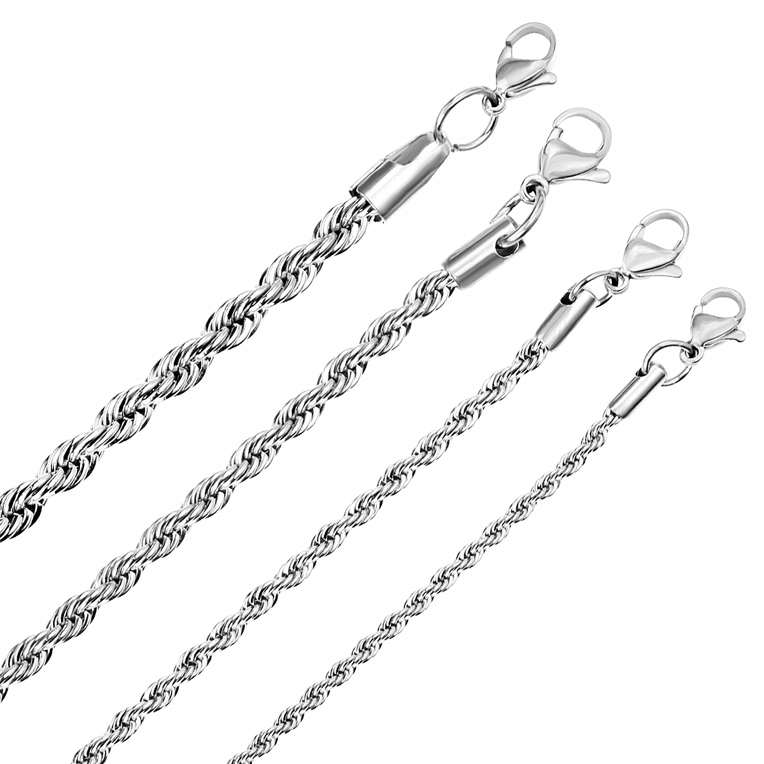 LUXUSTEEL 1pcs 2mm 3mm 4mm 5mm - Men Accessories Singapore avaliação e preço