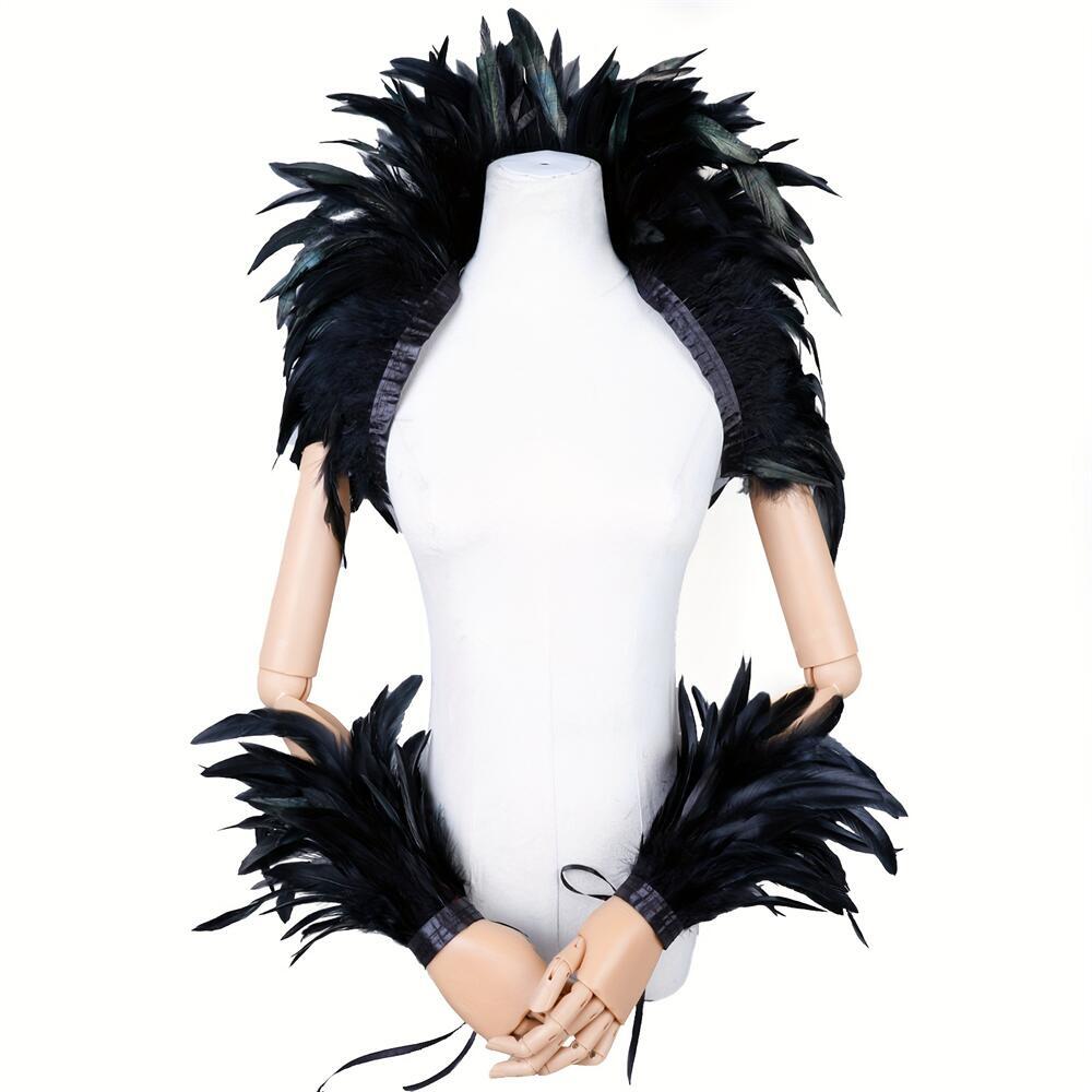 Elegant Red Feathers Women's S - Mens Accessories Style avaliação e preço