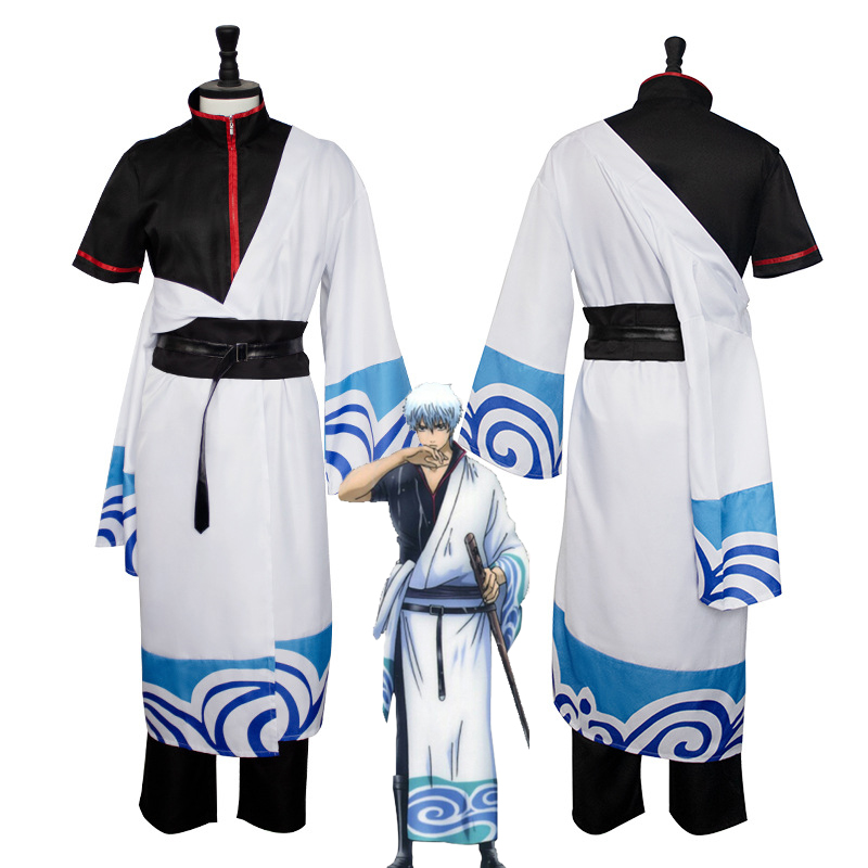 Anime Gintama Cosplay Costume  - Men'S Kimono Accessories avaliação e preço