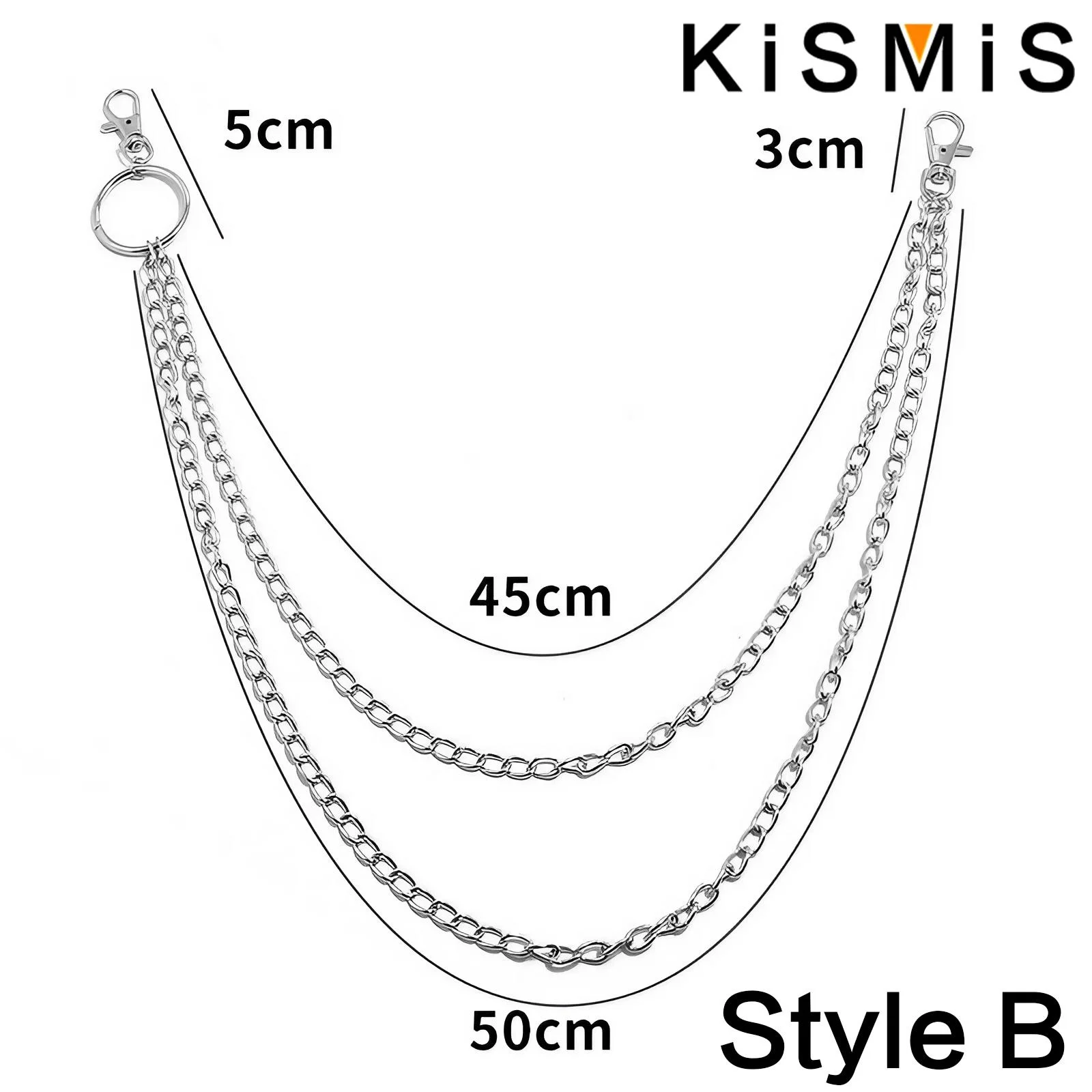 1PC Punk Style Multi Layer Key - Mens Accessories Style avaliação e preço
