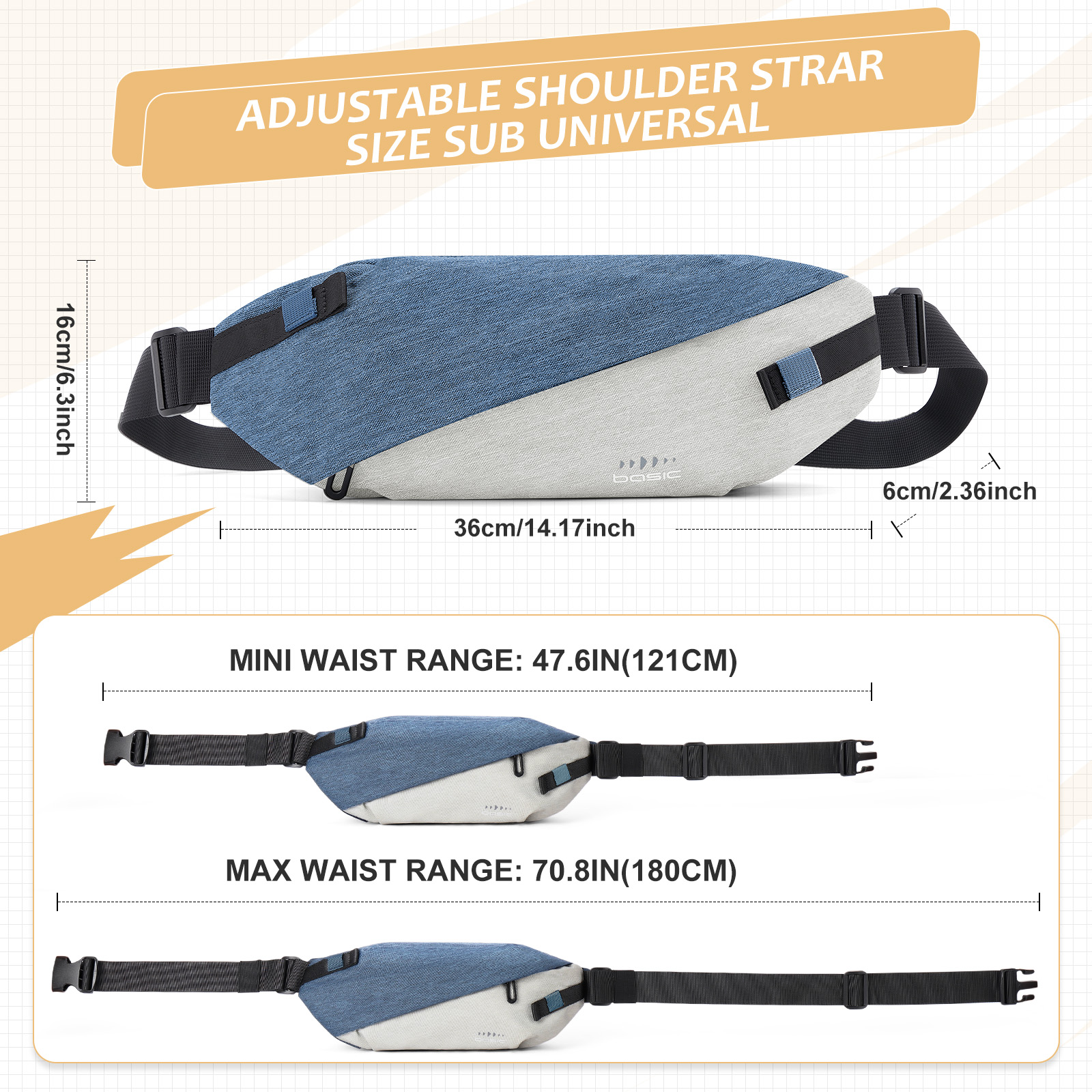 Fashionable Trendy Crossbody B - Men Accessories For Travel avaliação e preço