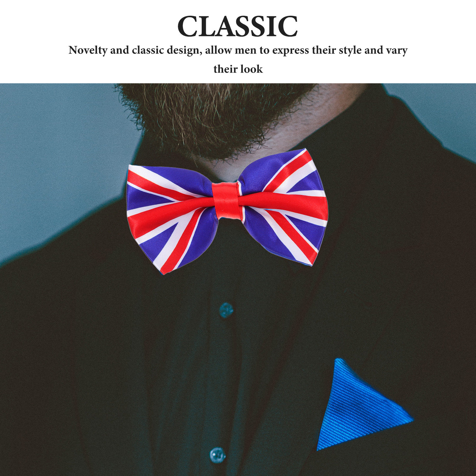 Men Uk Flag Bowtie Novelty Big - Men'S Accessories Uk avaliação e preço