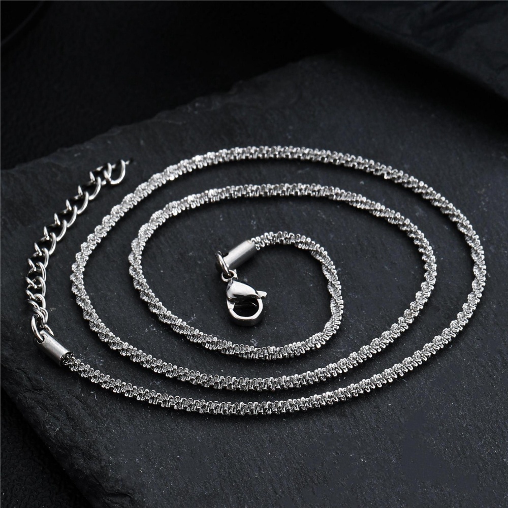 2.5mm Simple Singapore Chain N - Men Accessories Singapore avaliação e preço