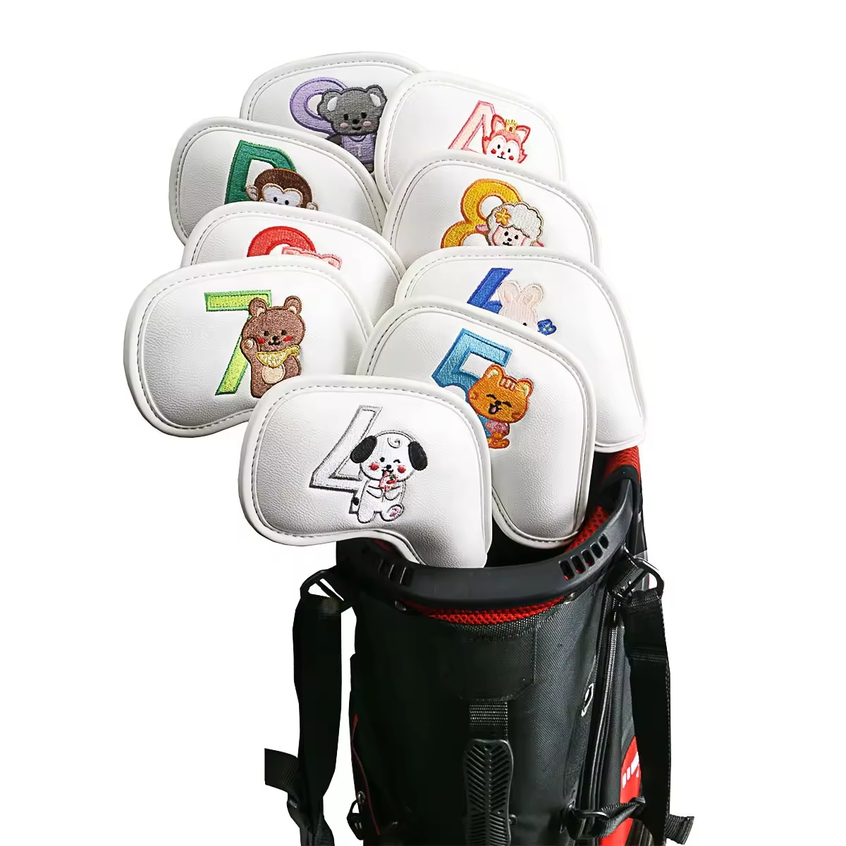 9Pcs Cute Cartoon Animal Golf  - Men Accessories Style avaliação e preço