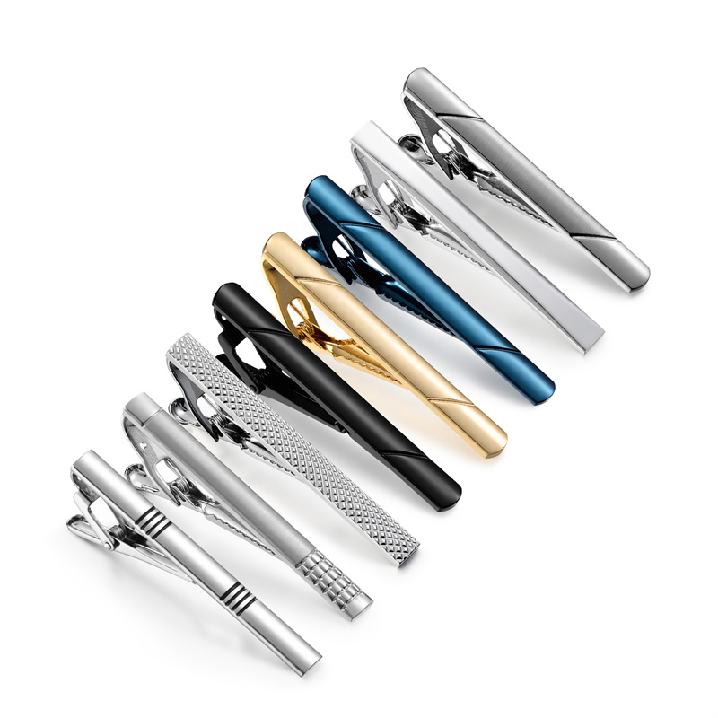 7/8/10 PCS Tie Clip Set With G - Cufflink Box Set avaliação e preço