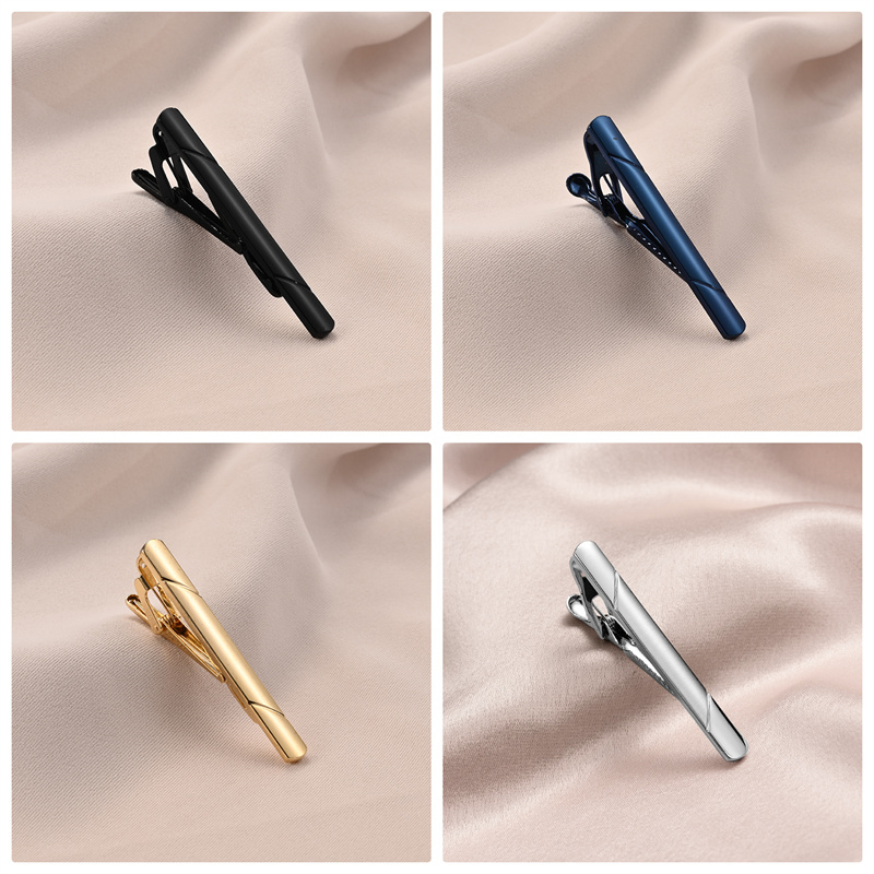 7/8/10 PCS Tie Clip Set With G - Cufflink Box Set avaliação e preço