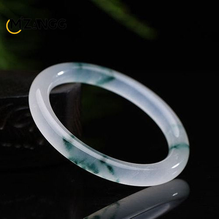 Natural Green Jadeite Bangle J - Men Accessories Style avaliação e preço
