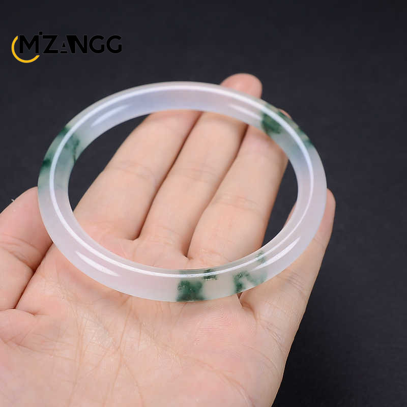 Natural Green Jadeite Bangle J - Men Accessories Style avaliação e preço