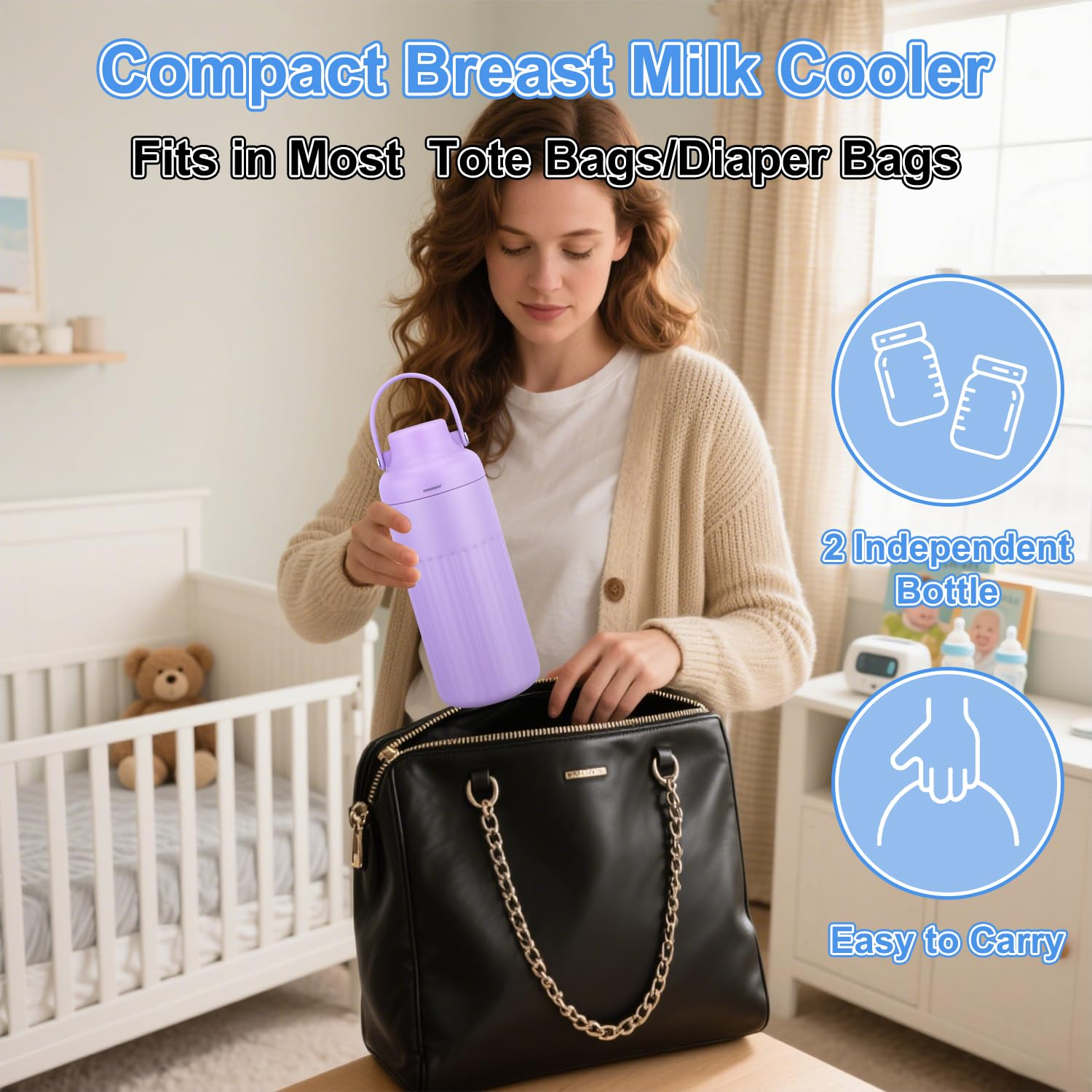 Portable Breast Milk Cooler fo - Flask Stainless Steel avaliação e preço