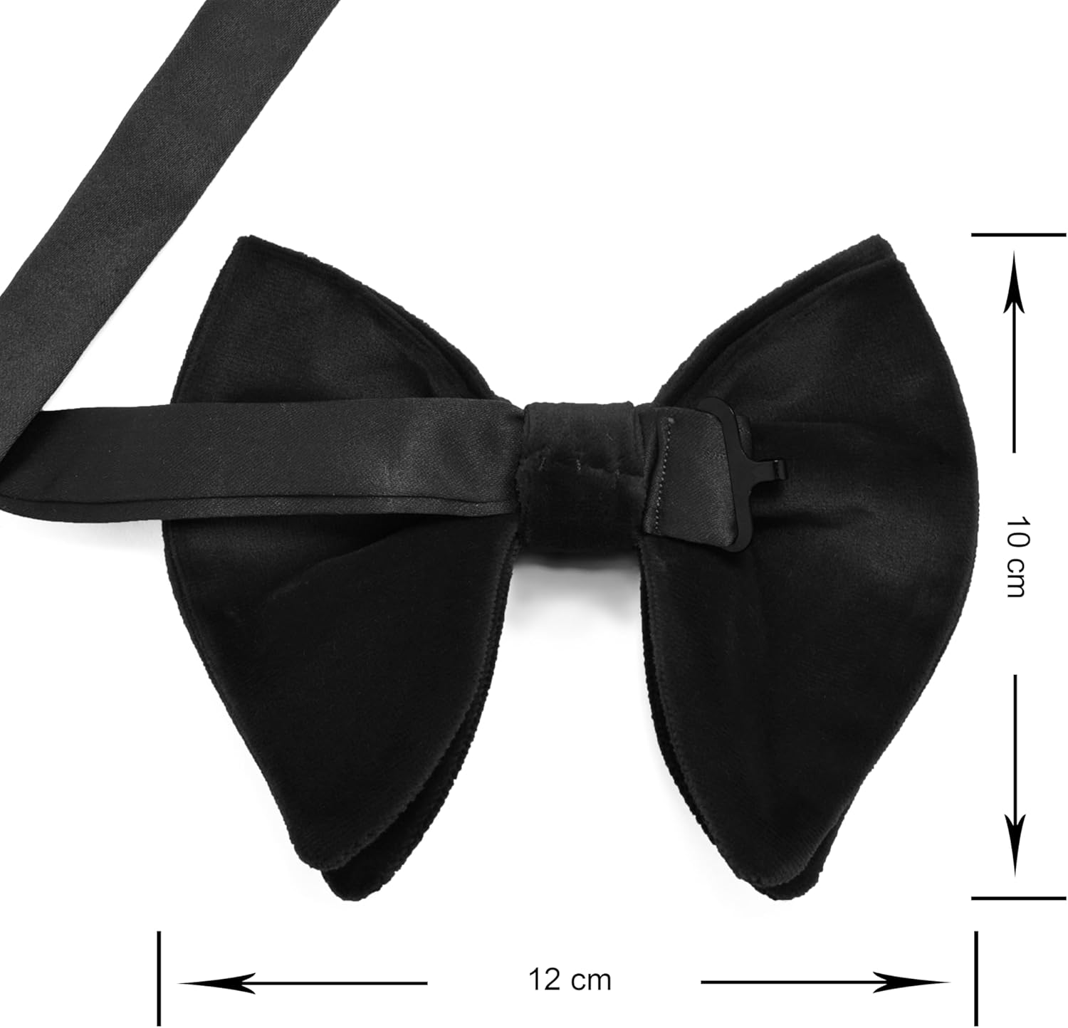 Solid Velvet Pre-tied Bow Tie  - Cufflink Box Set avaliação e preço