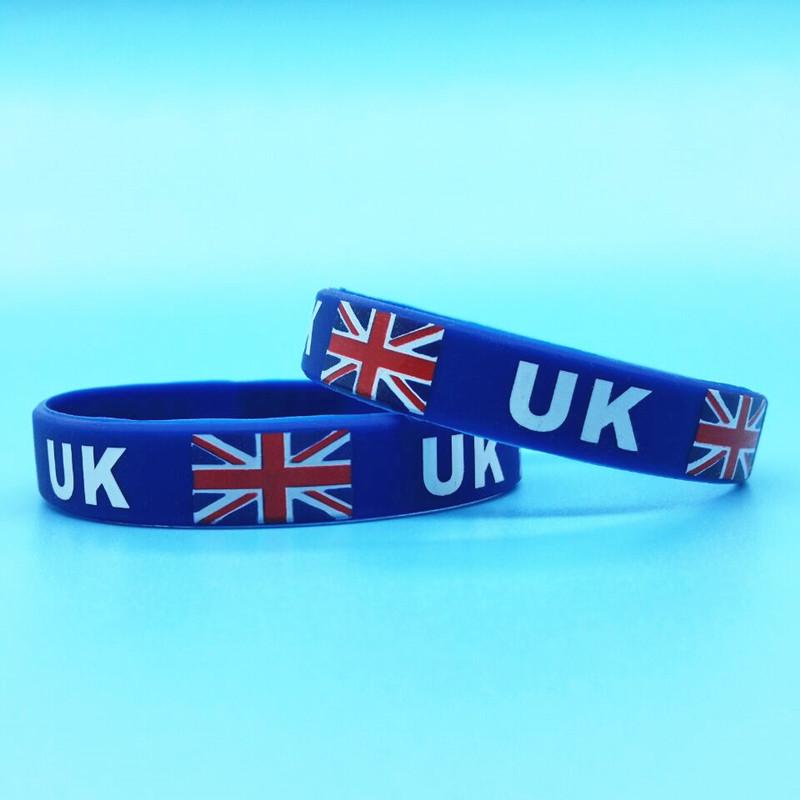 2pcs UK Britain Flag Wristband - Men'S Accessories Uk avaliação e preço