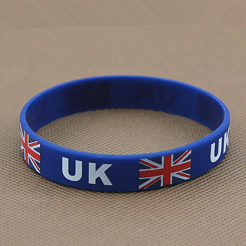 2pcs UK Britain Flag Wristband - Men'S Accessories Uk avaliação e preço