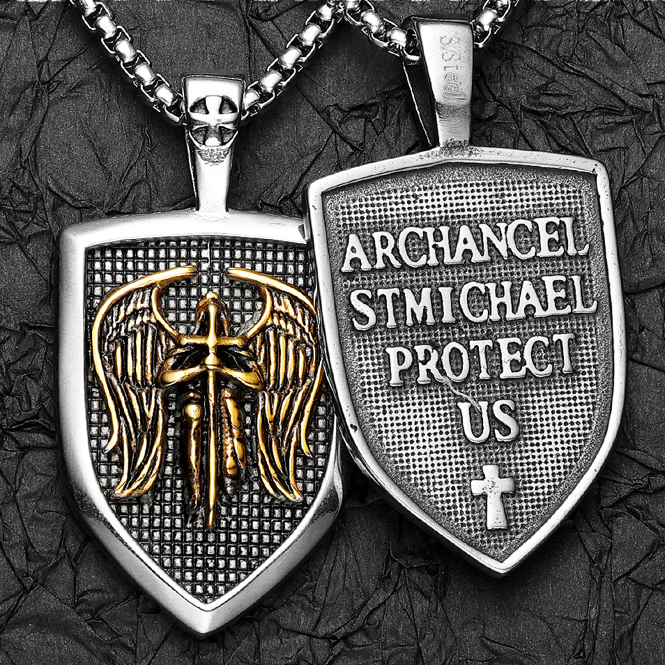 Archangel St.Michael Pendants  - Men'S Accessories Best avaliação e preço