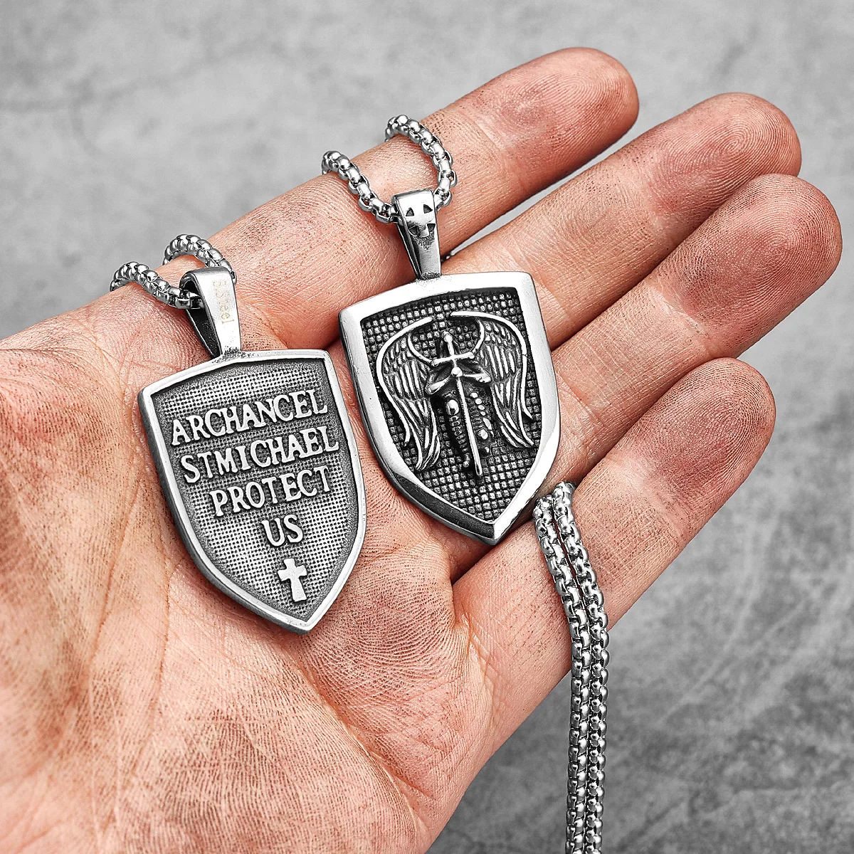 Archangel St.Michael Pendants  - Men'S Accessories Best avaliação e preço