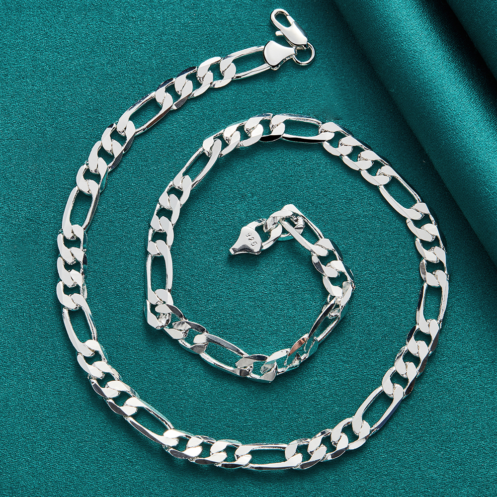 925 Sterling Silver 40-75cm 8m - Men Accessories Singapore avaliação e preço