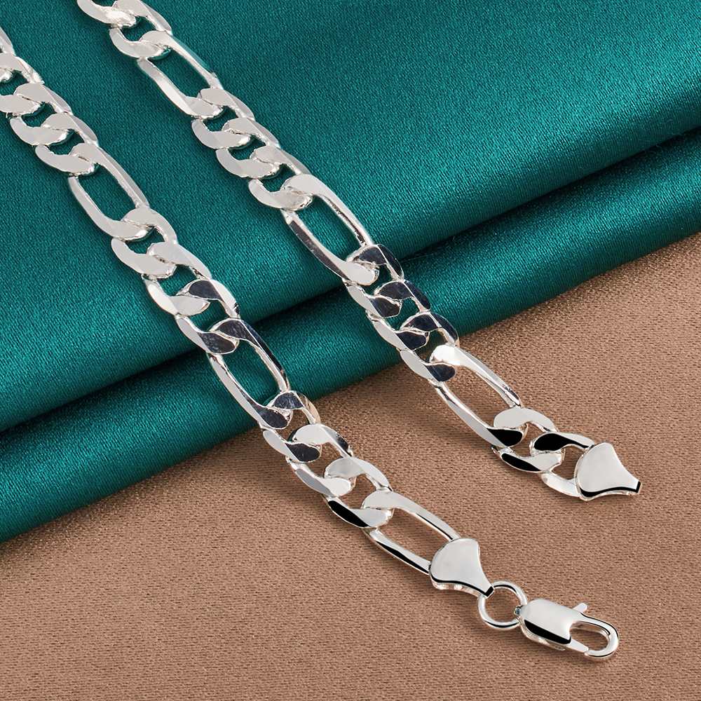 925 Sterling Silver 40-75cm 8m - Men Accessories Singapore avaliação e preço