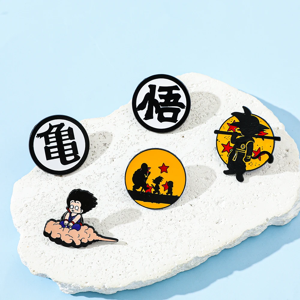 6 Pcs Hot Blooded Anime Brooch - Lapel Pin Enamel avaliação e preço