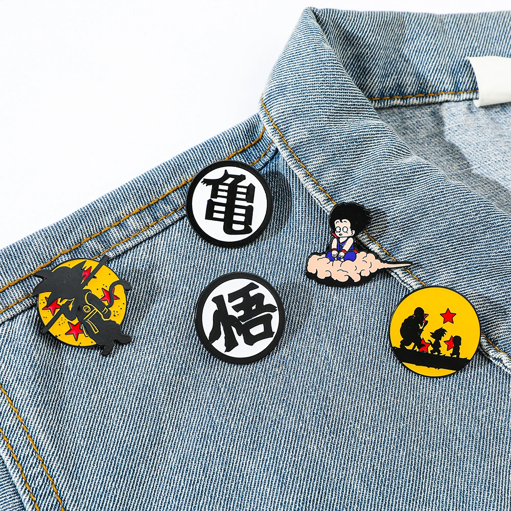 6 Pcs Hot Blooded Anime Brooch - Lapel Pin Enamel avaliação e preço